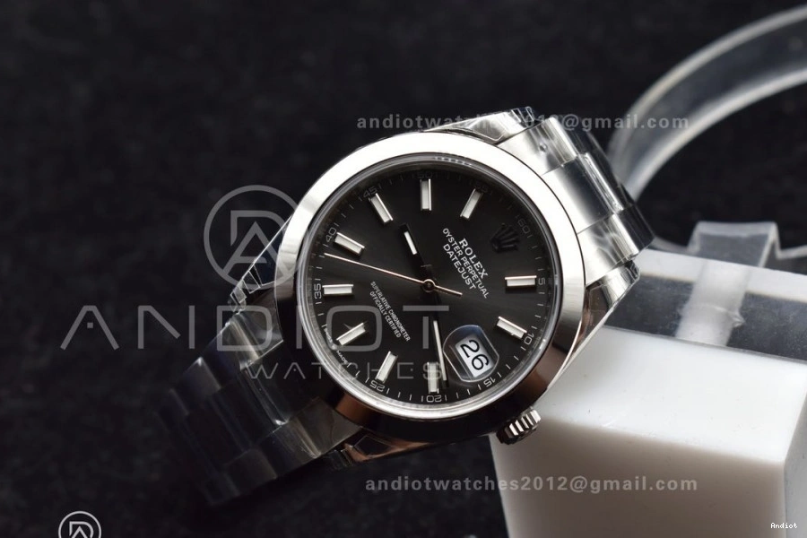 41 Edition Grey SS Oyster On VS3235 904L 126330 Best Bracelet VSF Dial DateJust Rhodium 1:1 0202